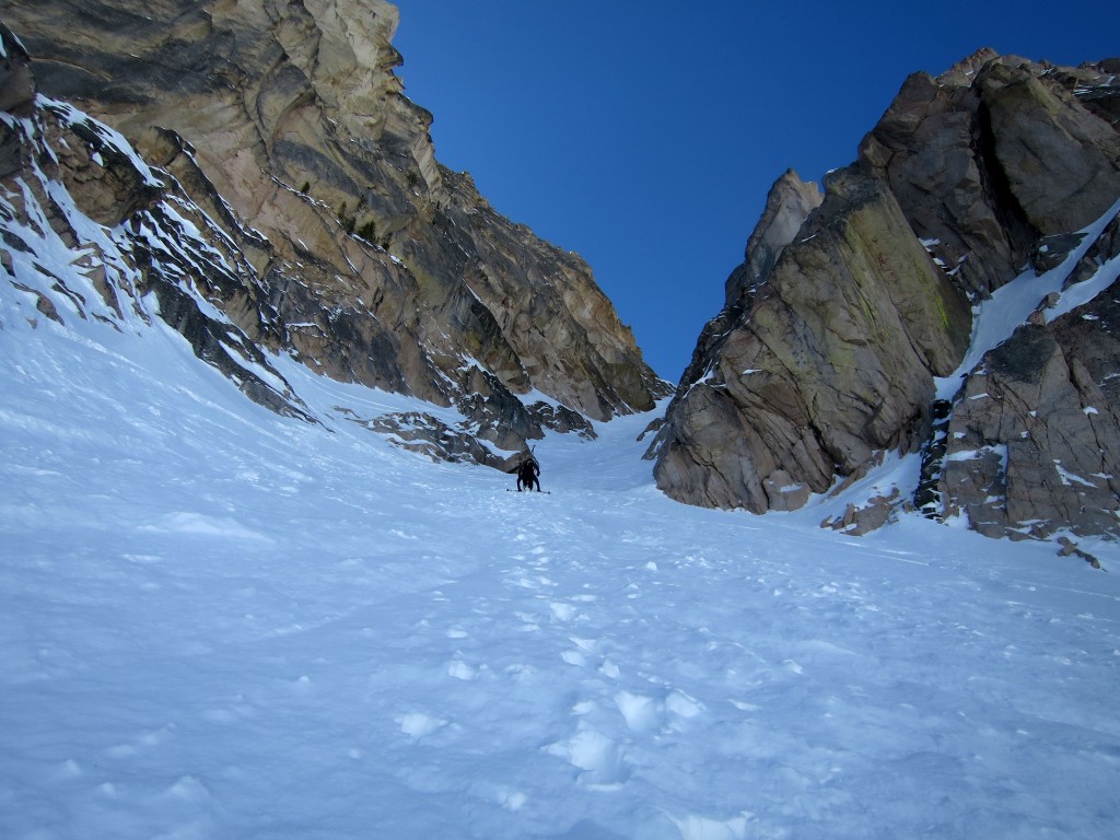 Booting up the couloir