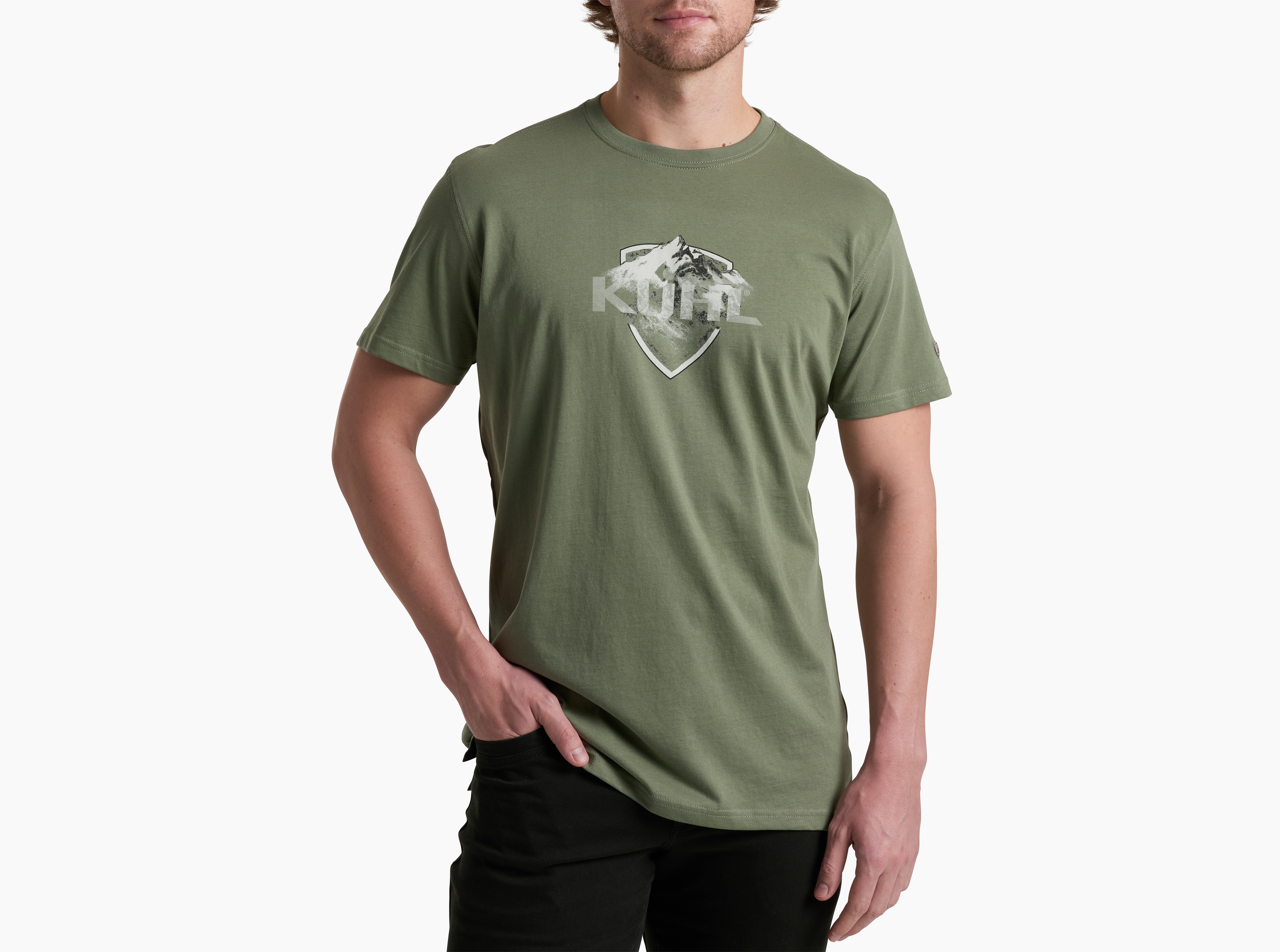KUHL Born in the Mountains T SLATE GREEN Front