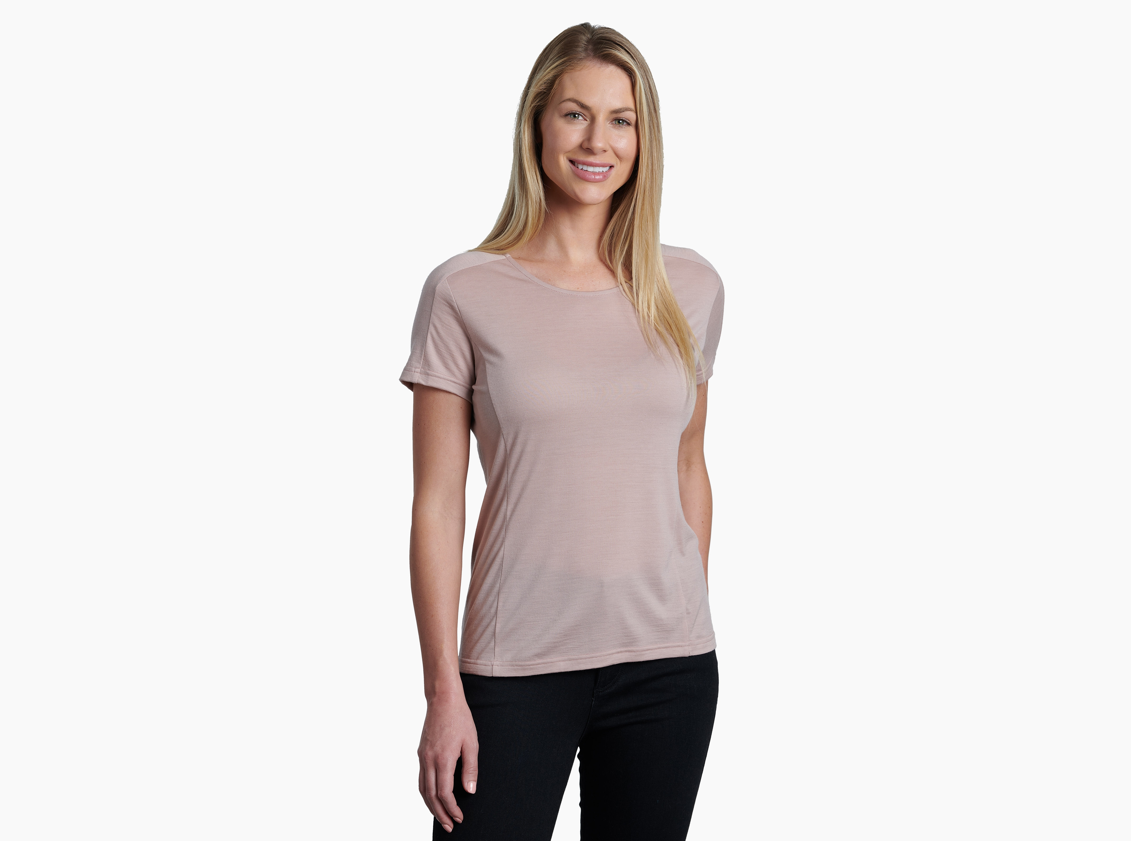 KUHL W's Cashmerino Tee ROSE ASH Front