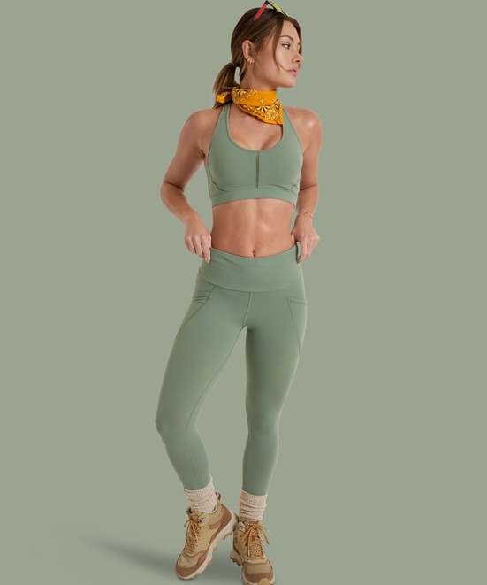 KUHL Kush Tight Slate Green Front