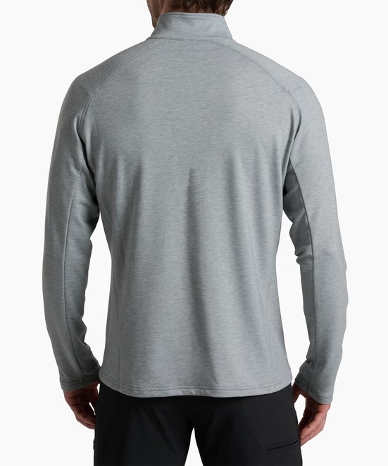 KUHL Influx 1/4 Zip Heather Grey Back