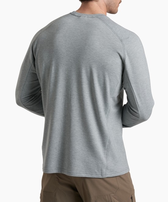 KUHL Influx LS Heather Grey Back