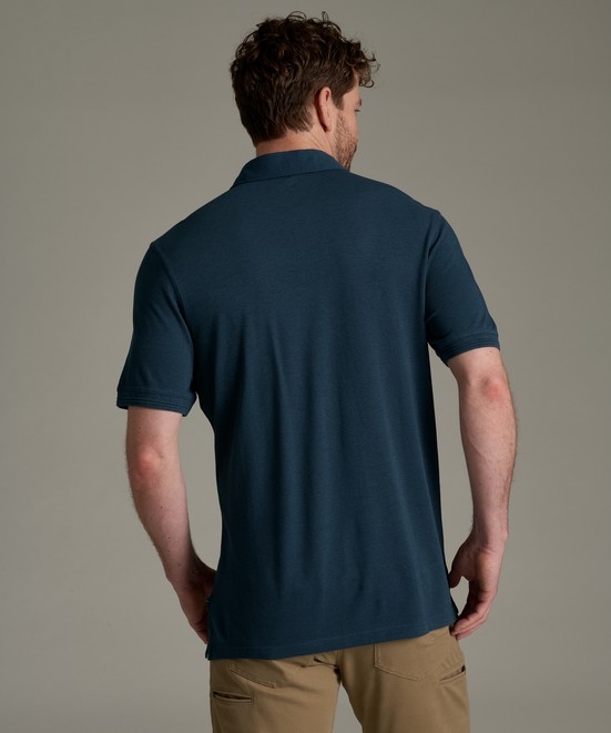 KUHL Peake Polo Pirate Blue Back