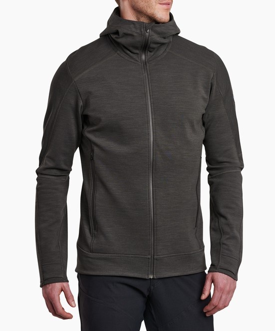 KUHL M's Dynawool Skuba Hoody Carbon Front