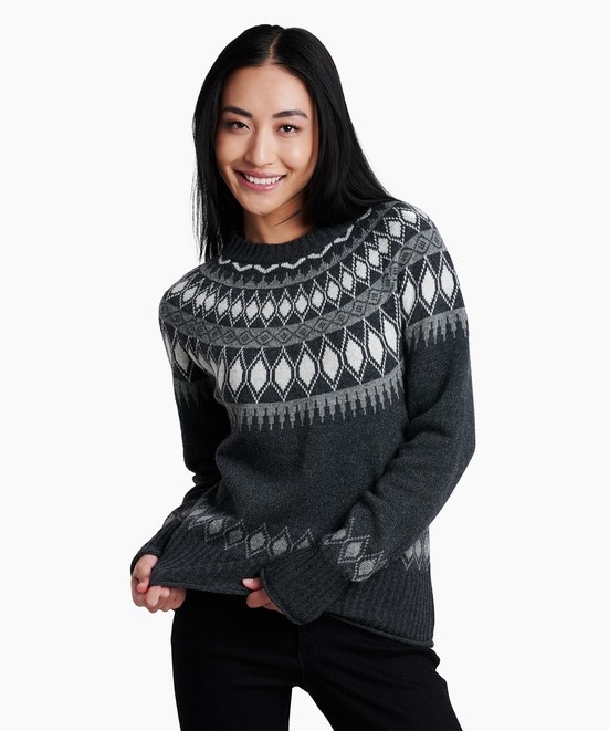 KUHL Wunderland Sweater Charcoal Front