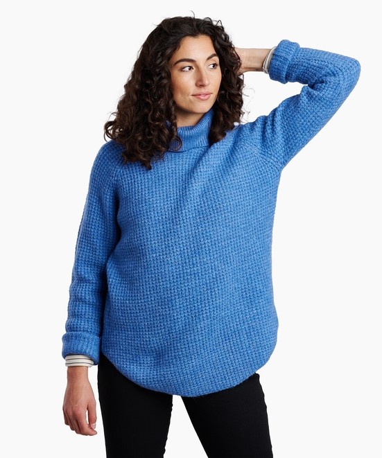 KUHL Sienna Sweater Big Sky Blue Front