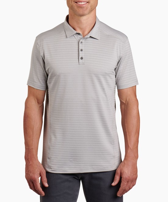 KUHL AirKuhl Polo Cloud Gray Front