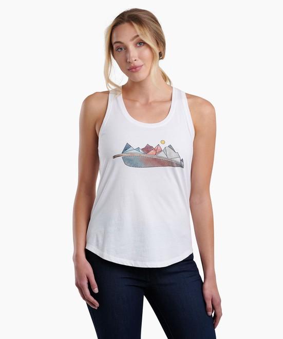 KUHL Reflection Graphic Tank White Front