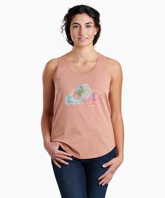 KUHL Watercolor Graphic Tank Sandstone Front
