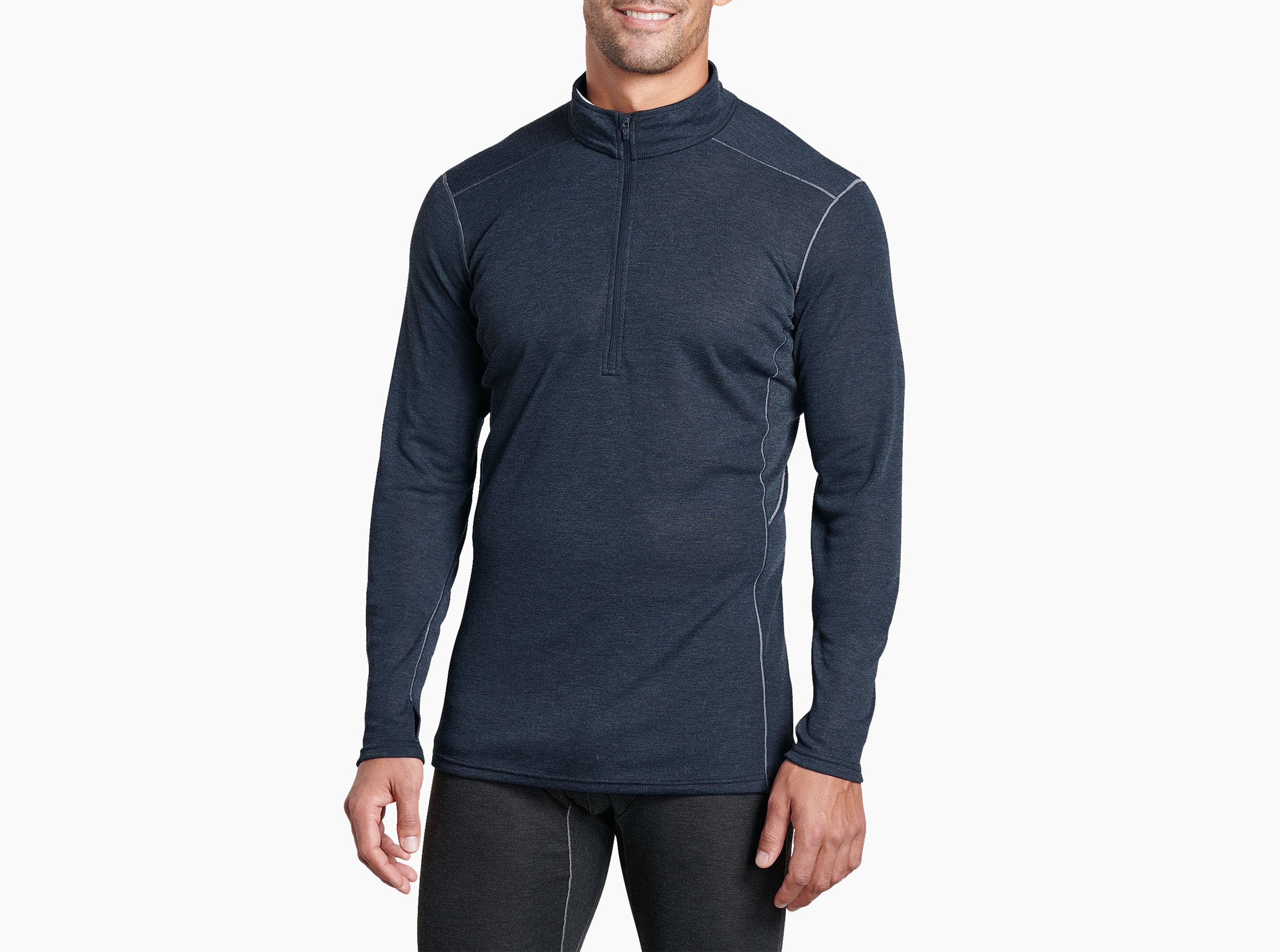 KUHL M's Akkomplice 1/4 Zip CARBON Front