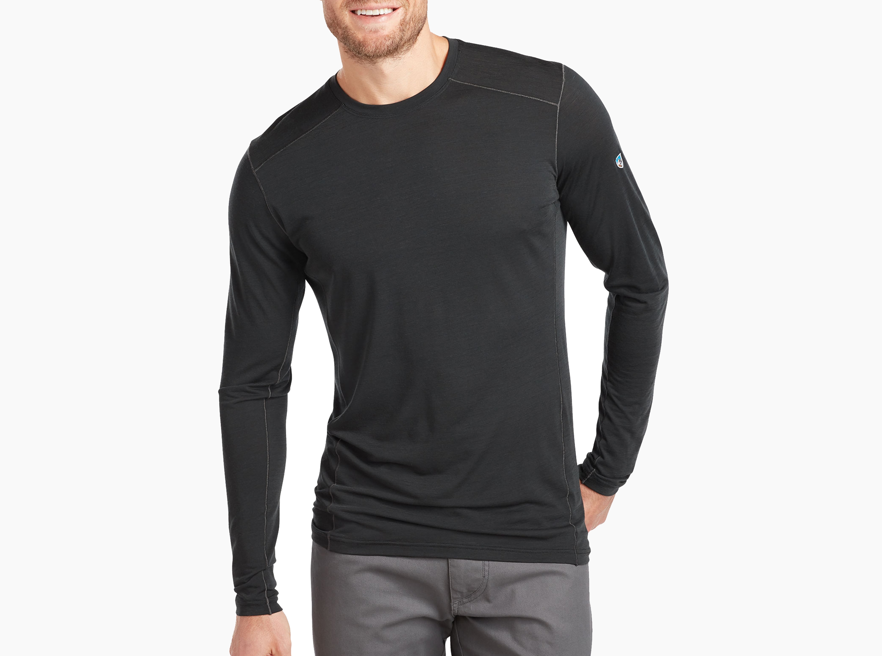 KUHL M's Valiant LS BLACK Front