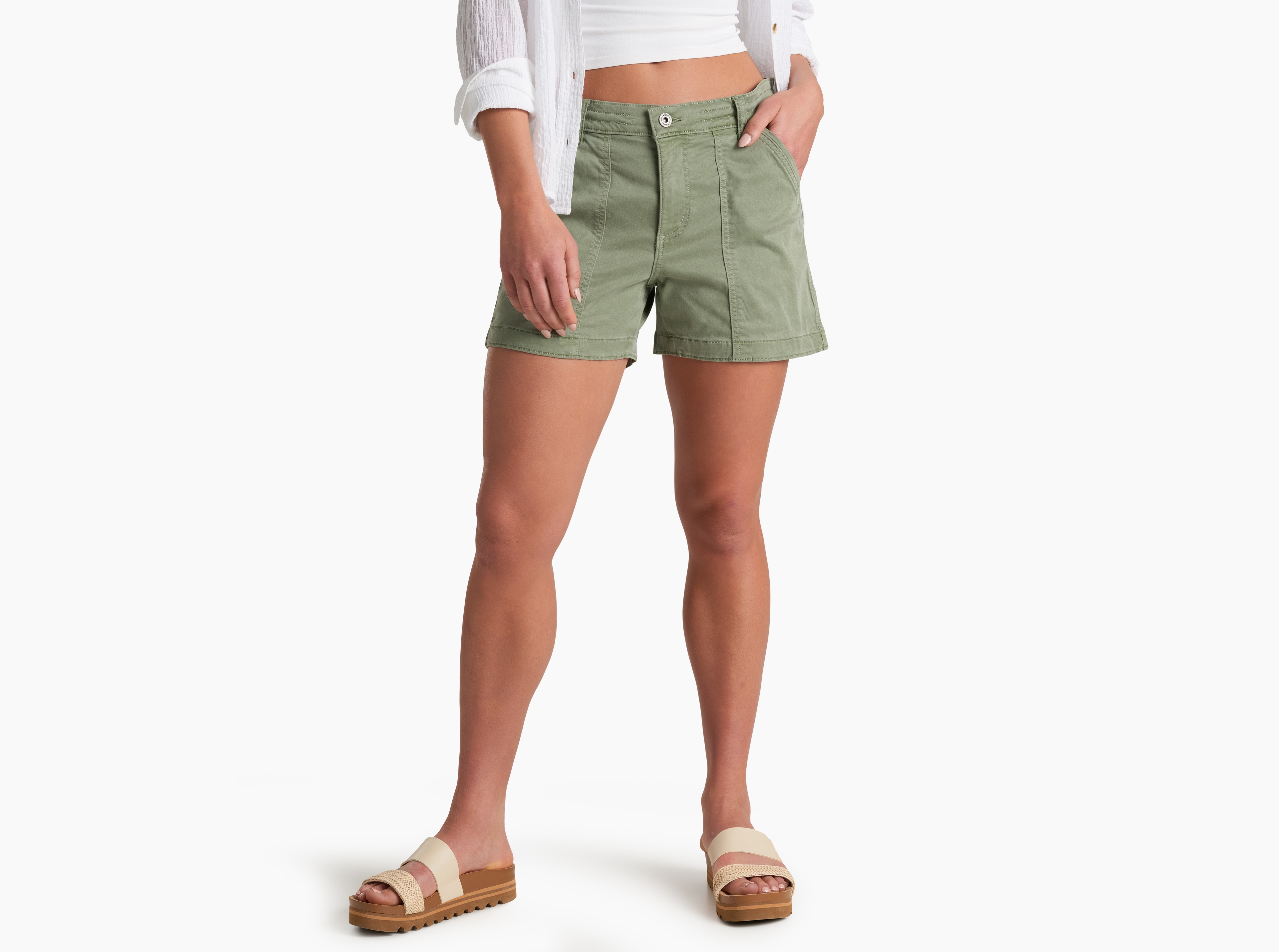 KUHL Kultivatr Short 4 SLATE GREEN Front