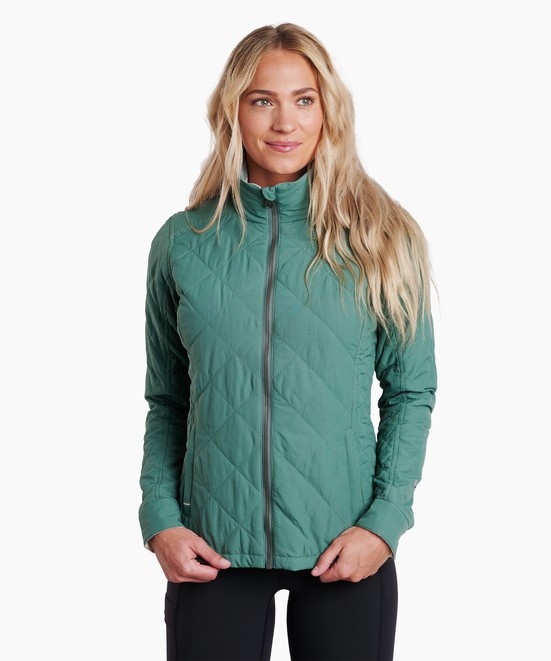 KUHL W's Stunnr Insulated Jacket Evergreen Front
