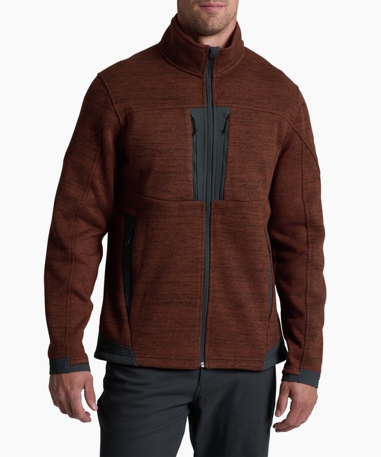 KUHL M's Aktivator Fleece FZ Rustic Brick Front