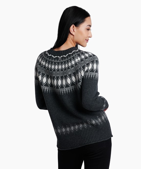KUHL Wunderland Sweater Charcoal Back