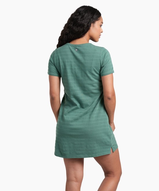 KUHL Willa T-Shirt Dress Evergreen Back