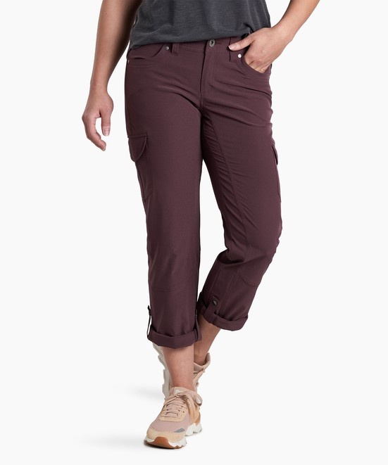 KUHL Freeflex Roll-Up Pant Barberry Front