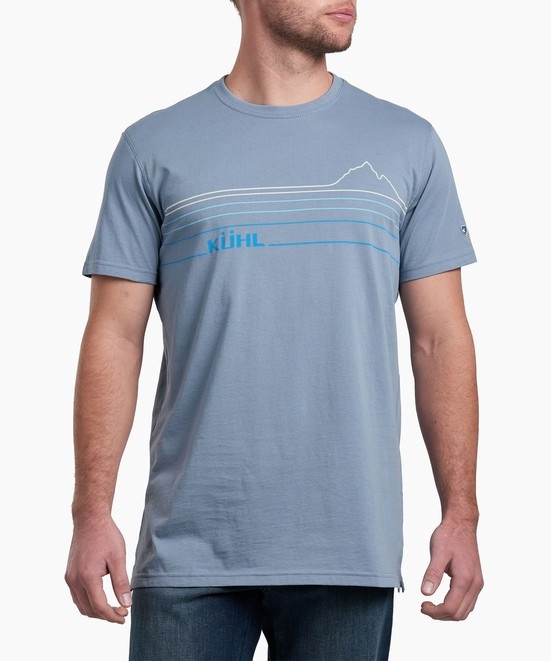 KUHL Mountain Lines T Mineral Blue  Front