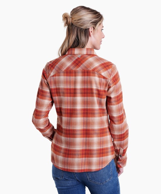 KUHL Tess Flannel Autumn Spice Back