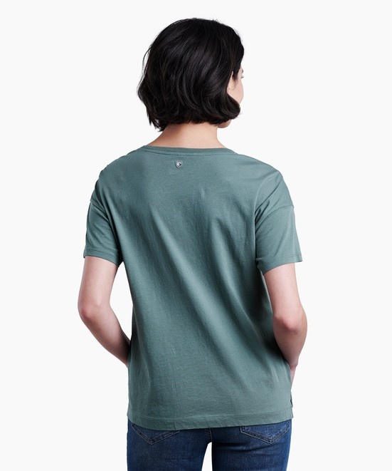 KUHL Impression Sketch Graphic Tee Evergreen Back