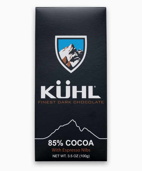 KUHL KUHL Cocoa with Espresso Nibs 85% Chocolate