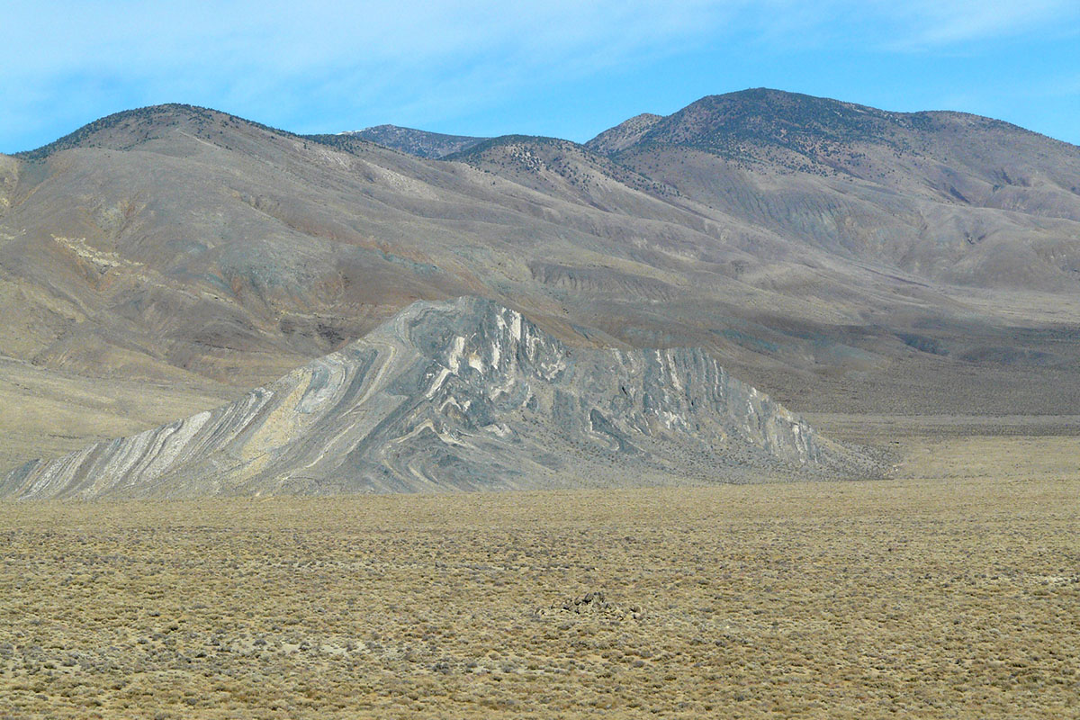 Striped Butte at Death Valley National Park.