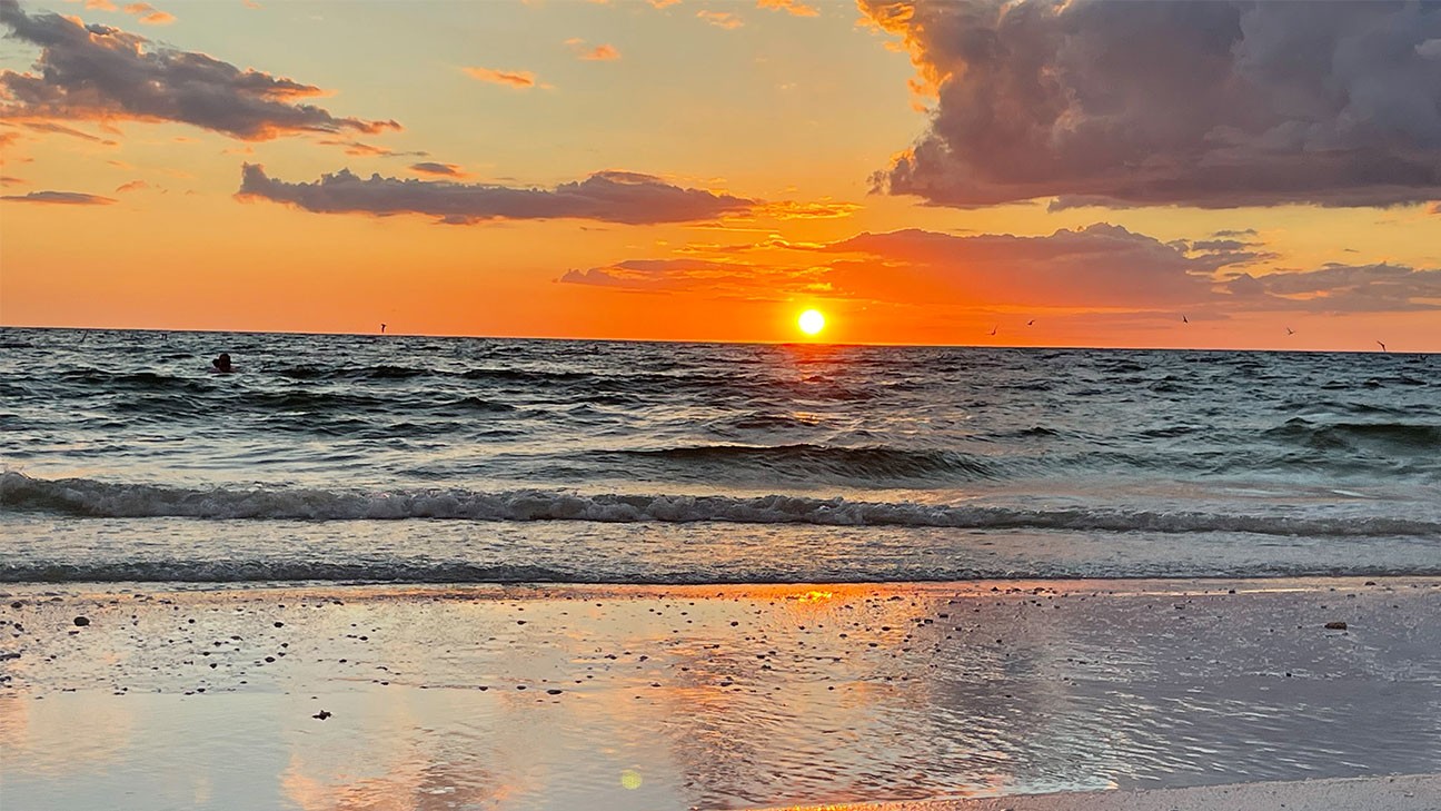 Siesta Key Beach Sundown