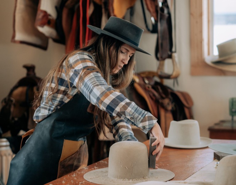 Interview with Lianna Freese, Custom Hatter Based in Montana