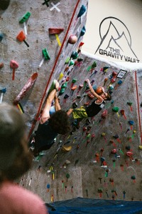 Climbers push their limits at the Gravity Vault local ABS