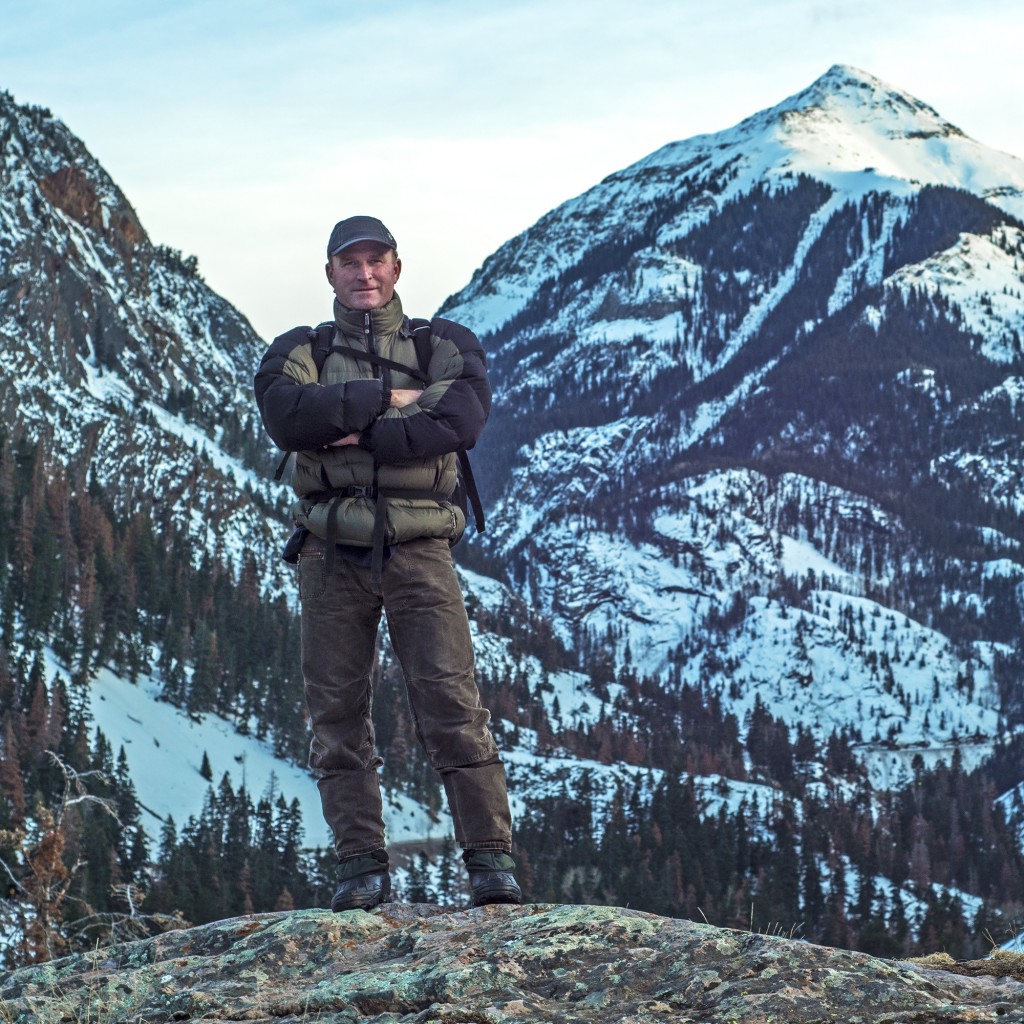 Gary Orona in the the San Juan Mountains of Colorado.