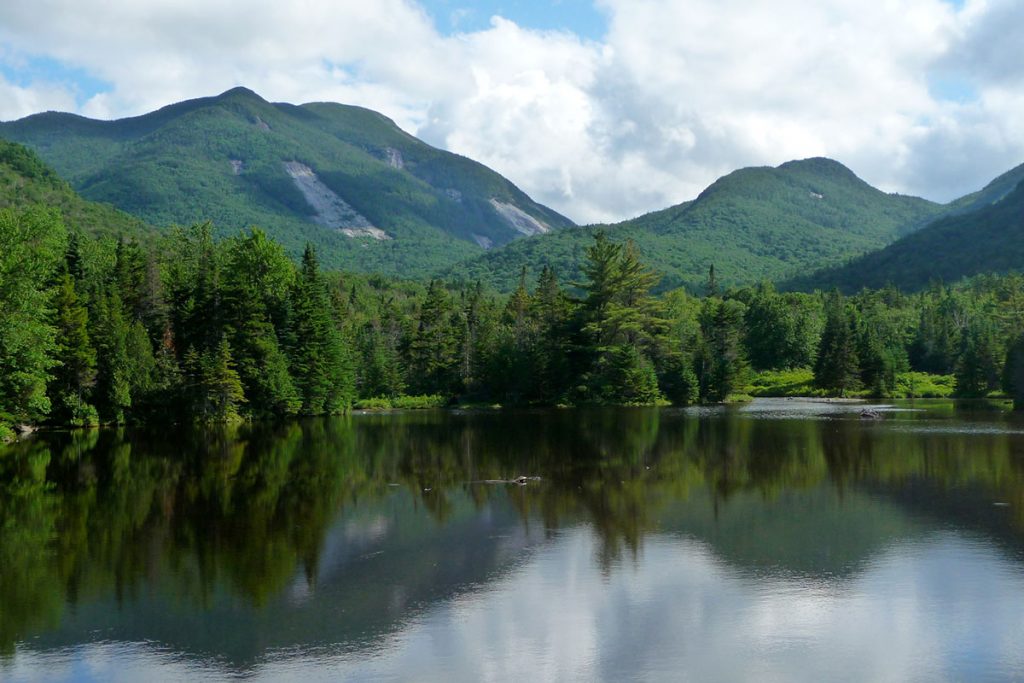 Mount Colden and a Lake