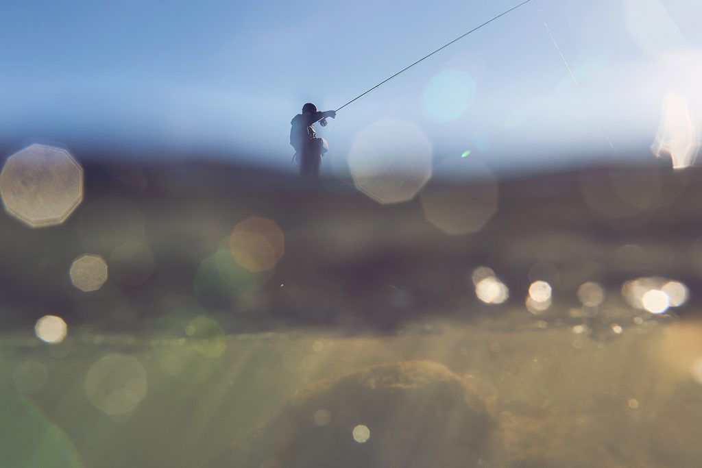 Safety Awareness for Inland Anglers 1 Safety Awareness for Inland Anglers - Submerged Image of a man in KUHL clothes fishing