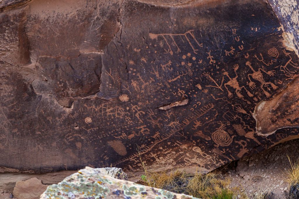 Ancient Carvings in Petrified Forest National Park