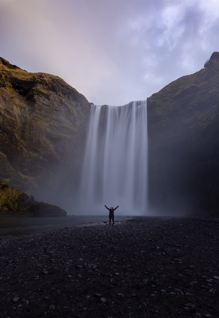 Royce Iceland Skogafoss Waterfall