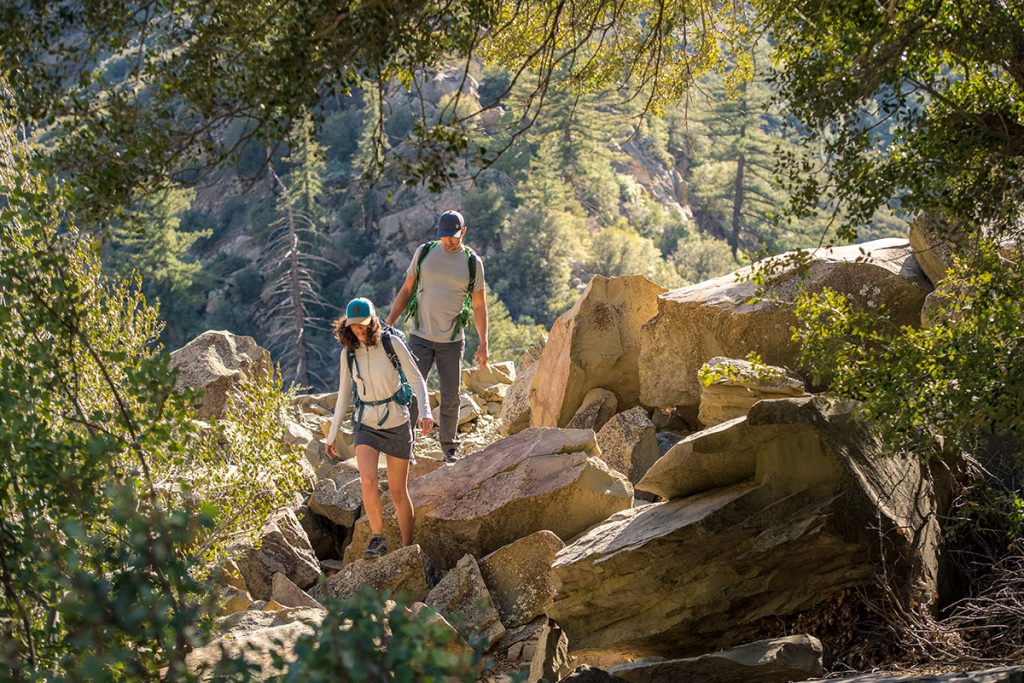 Man And a Woman Hiking