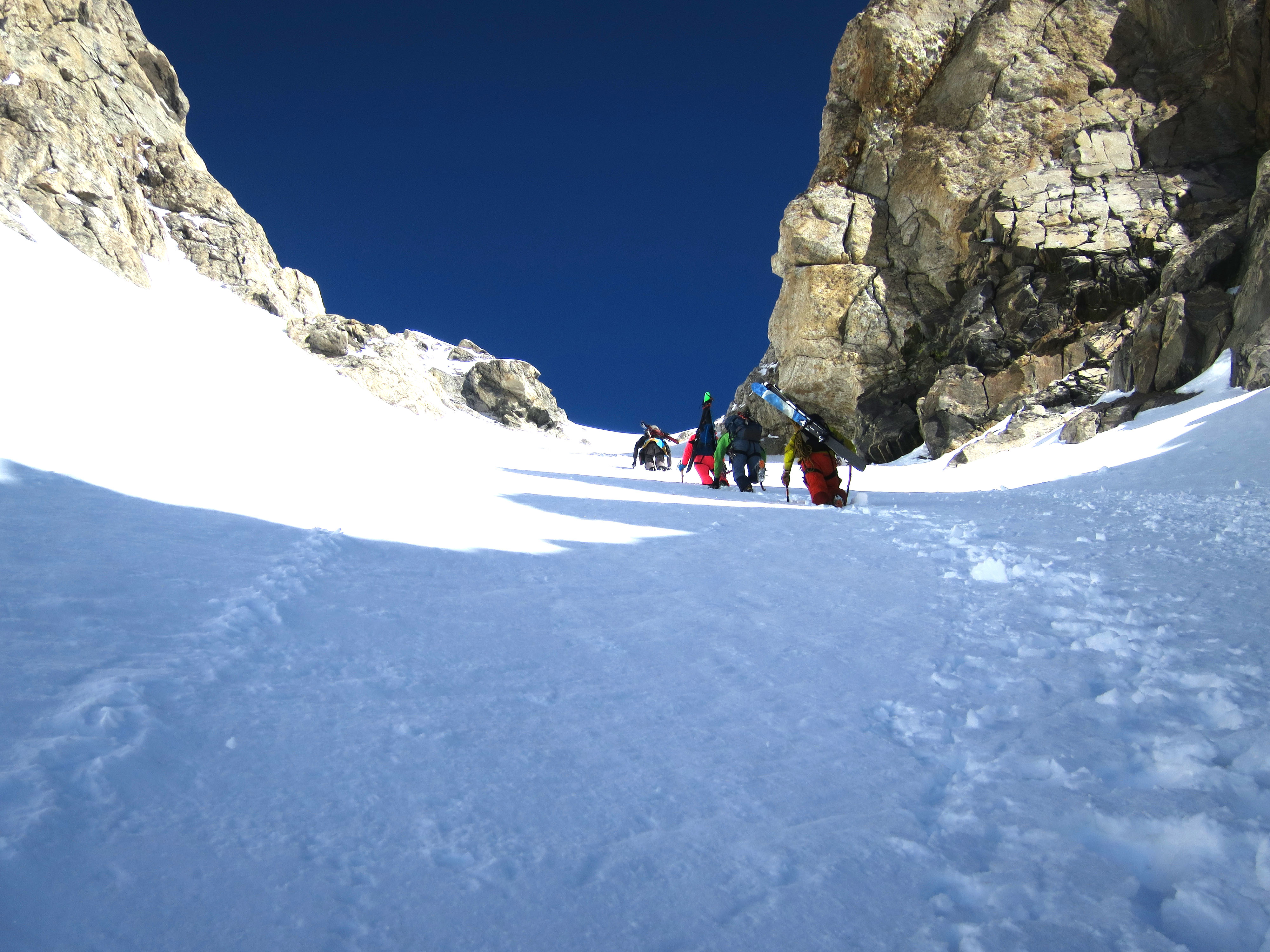Skiing The Grand Teton Via The Ford Stettner Couloir