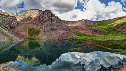 Cathedral Lake near Aspen Colorado as photographed by Gary Orona.