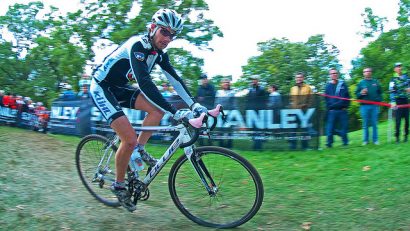 Dallas Fowler Race Image of him cycling
