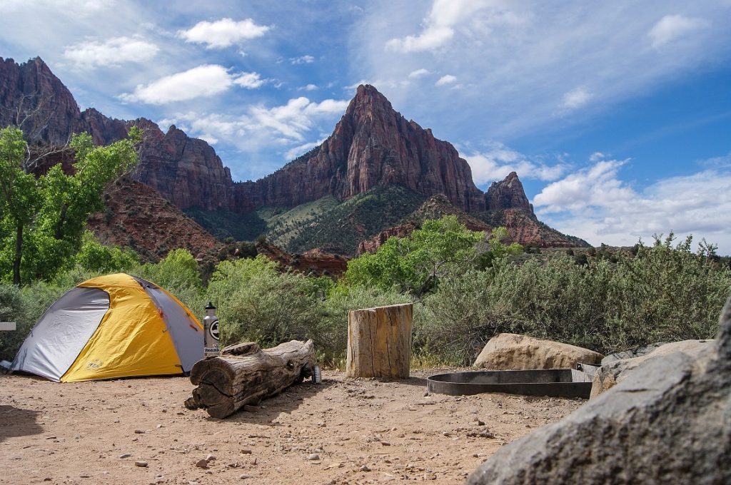 Wilderness Encounters - Daytime, camping at Zion National Park