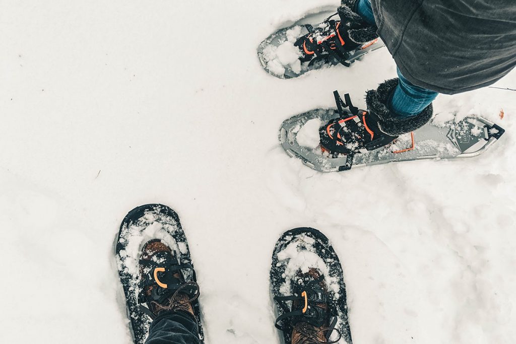 snowshoeing boot