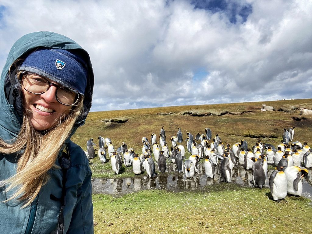 Claudia Penguins Falklands