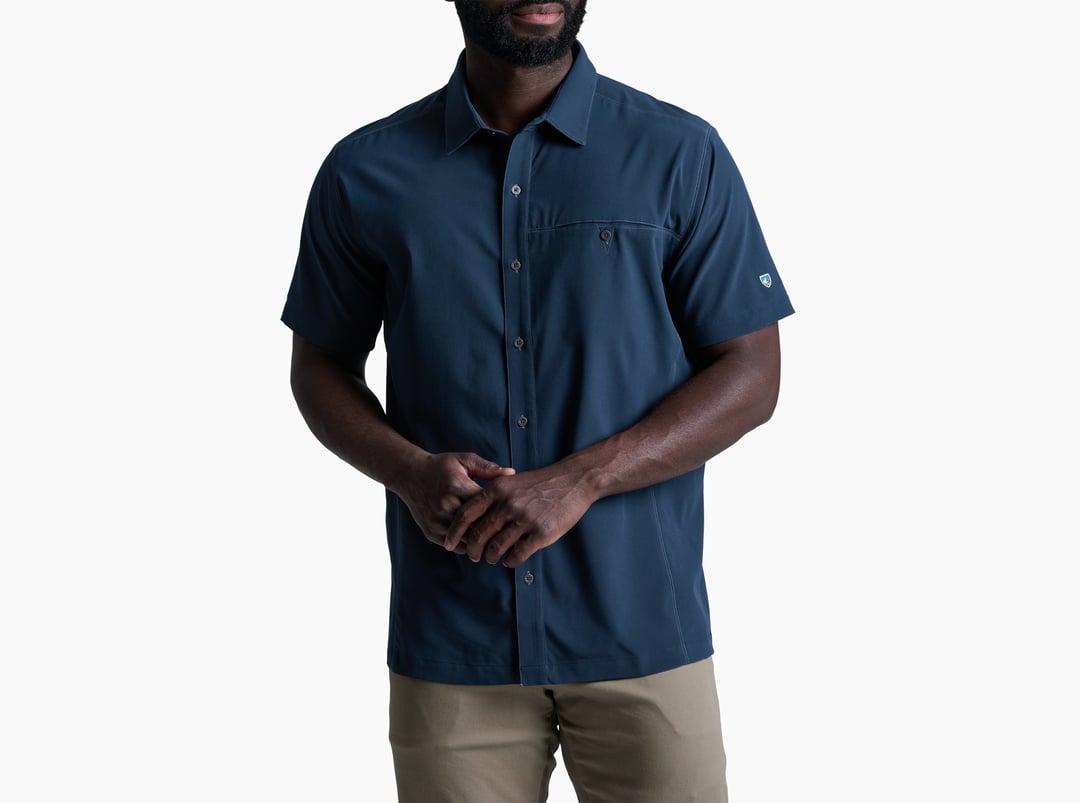 KÜHL Renegade Shirt Pirate Blue men's short sleeve shirt