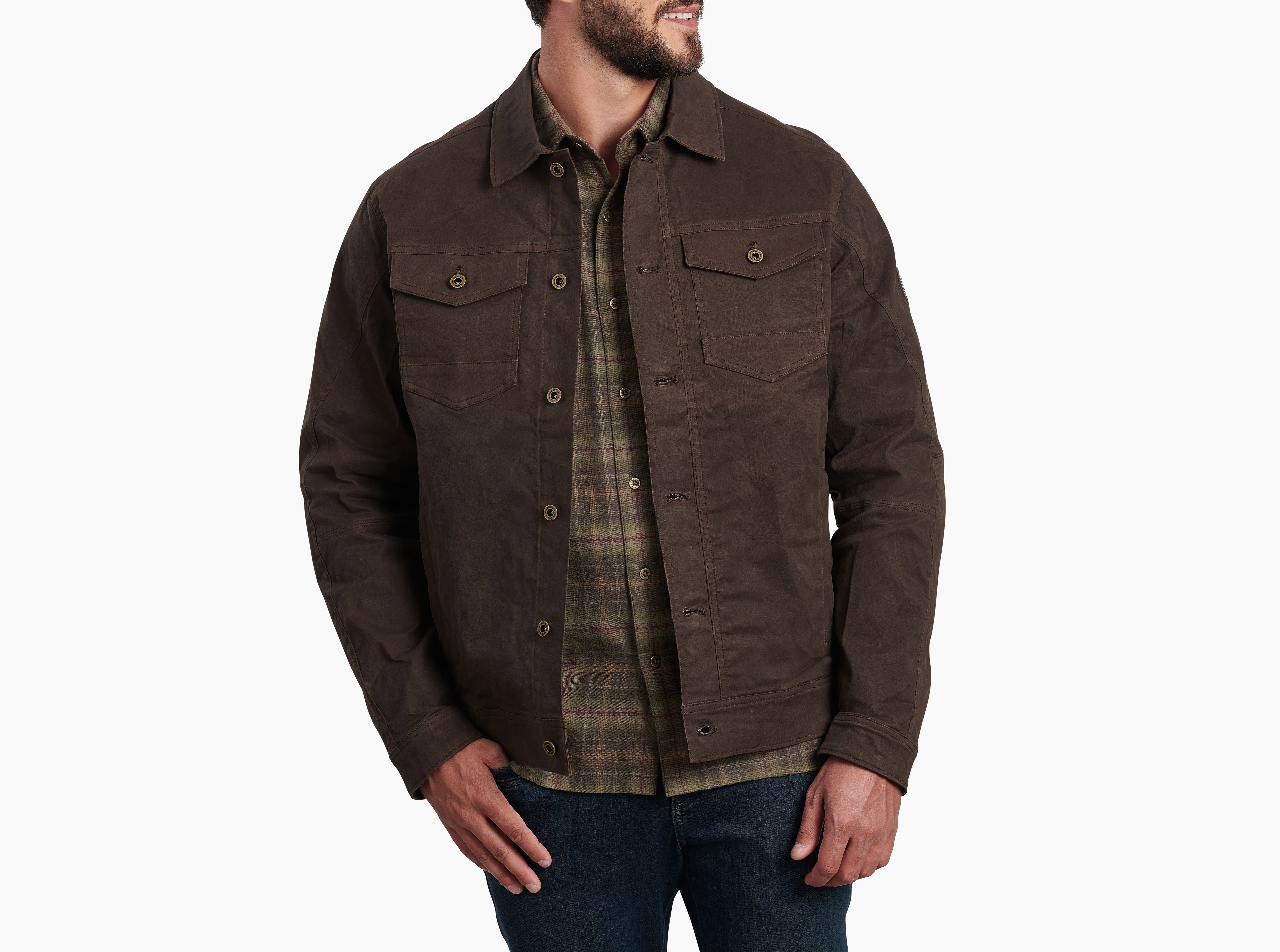 KUHL Outlaw Waxed Jacket TURKISH COFFEE