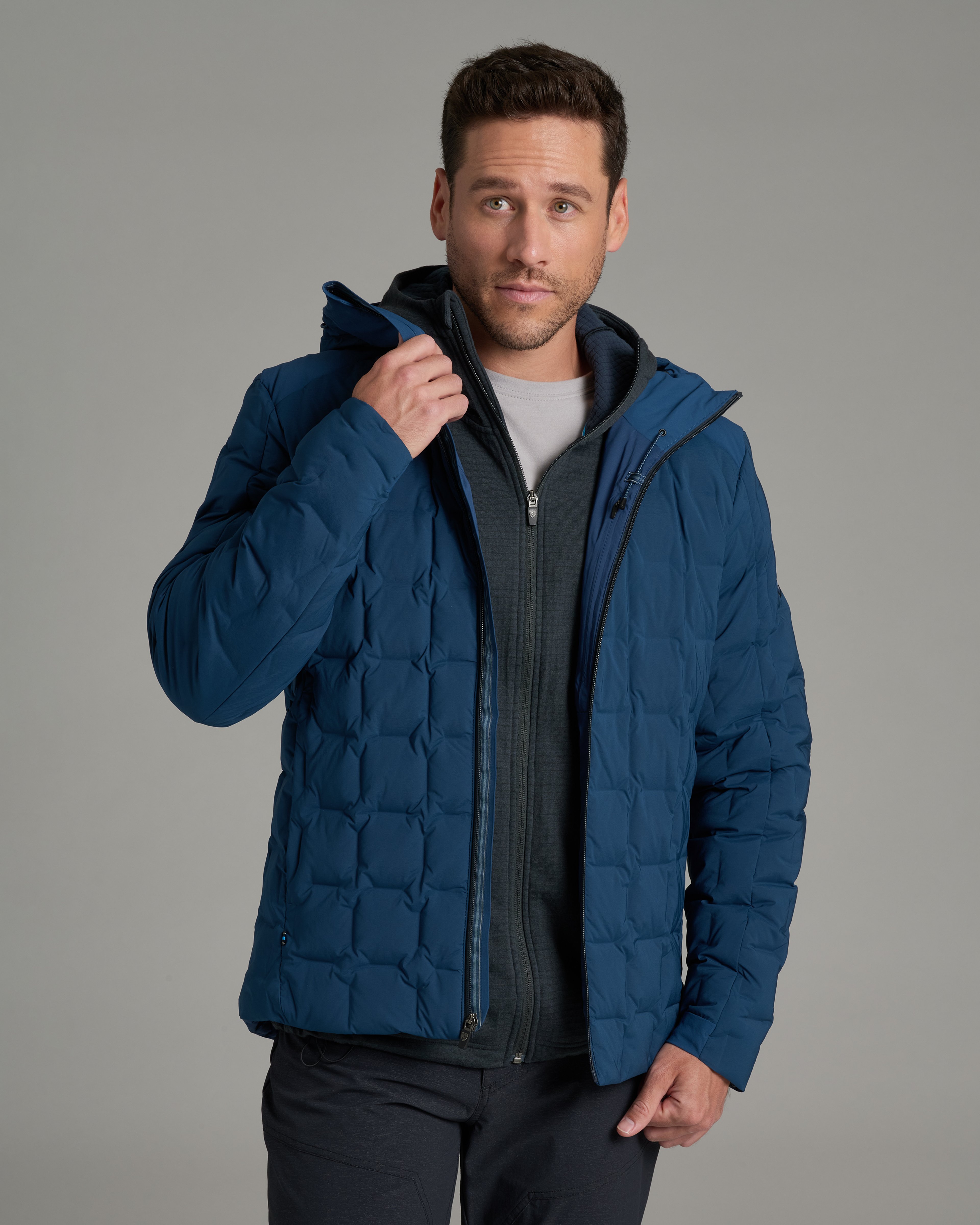 KUHL M's Firestorm Down Hoody RIOT BLUE  Front