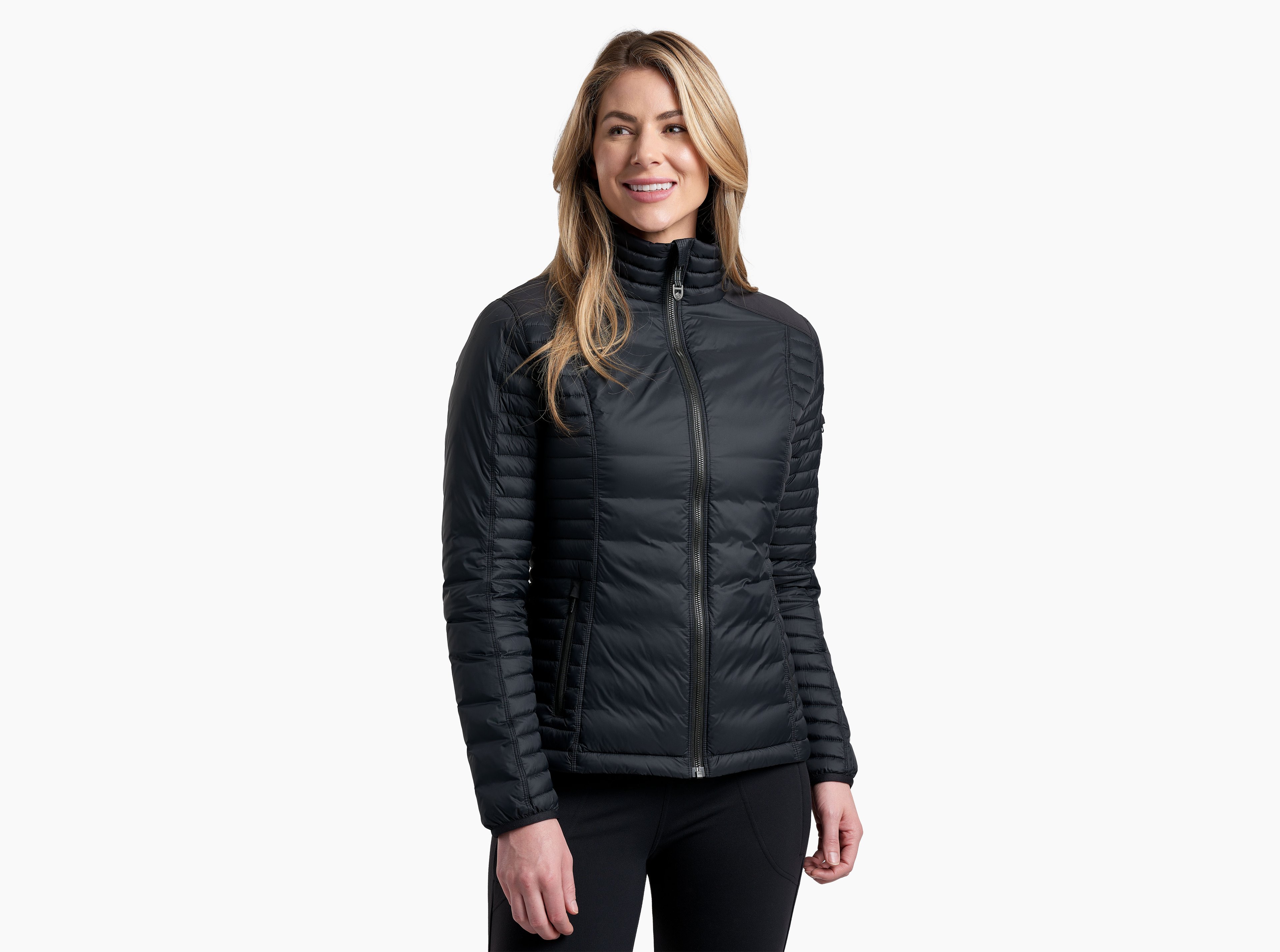 KUHL W's Spyfire Jacket BLACKOUT Front