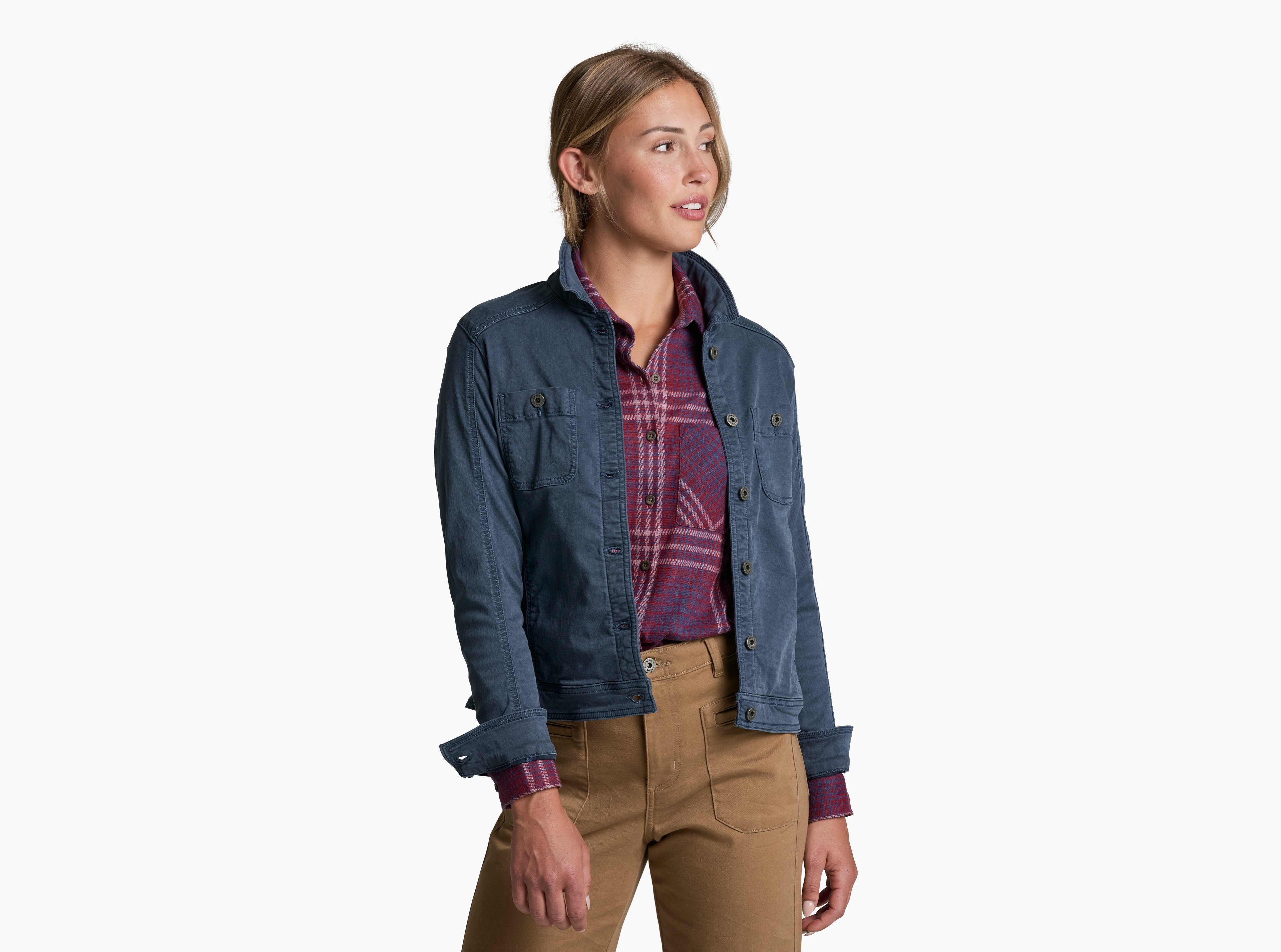 KUHL W's Kultivatr Jacket METAL BLUE Front