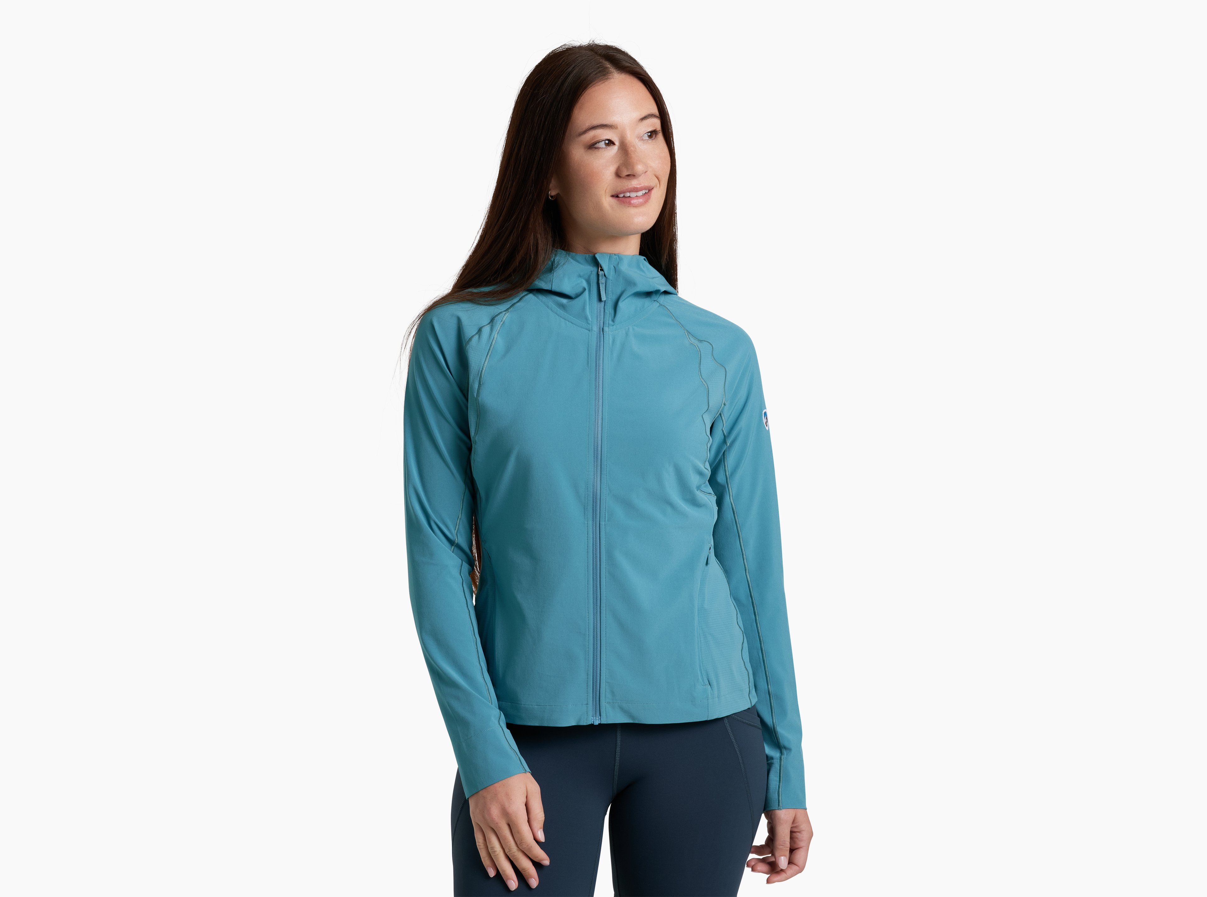 KUHL W's Sunshade Hoody ALPINE LAKE Front