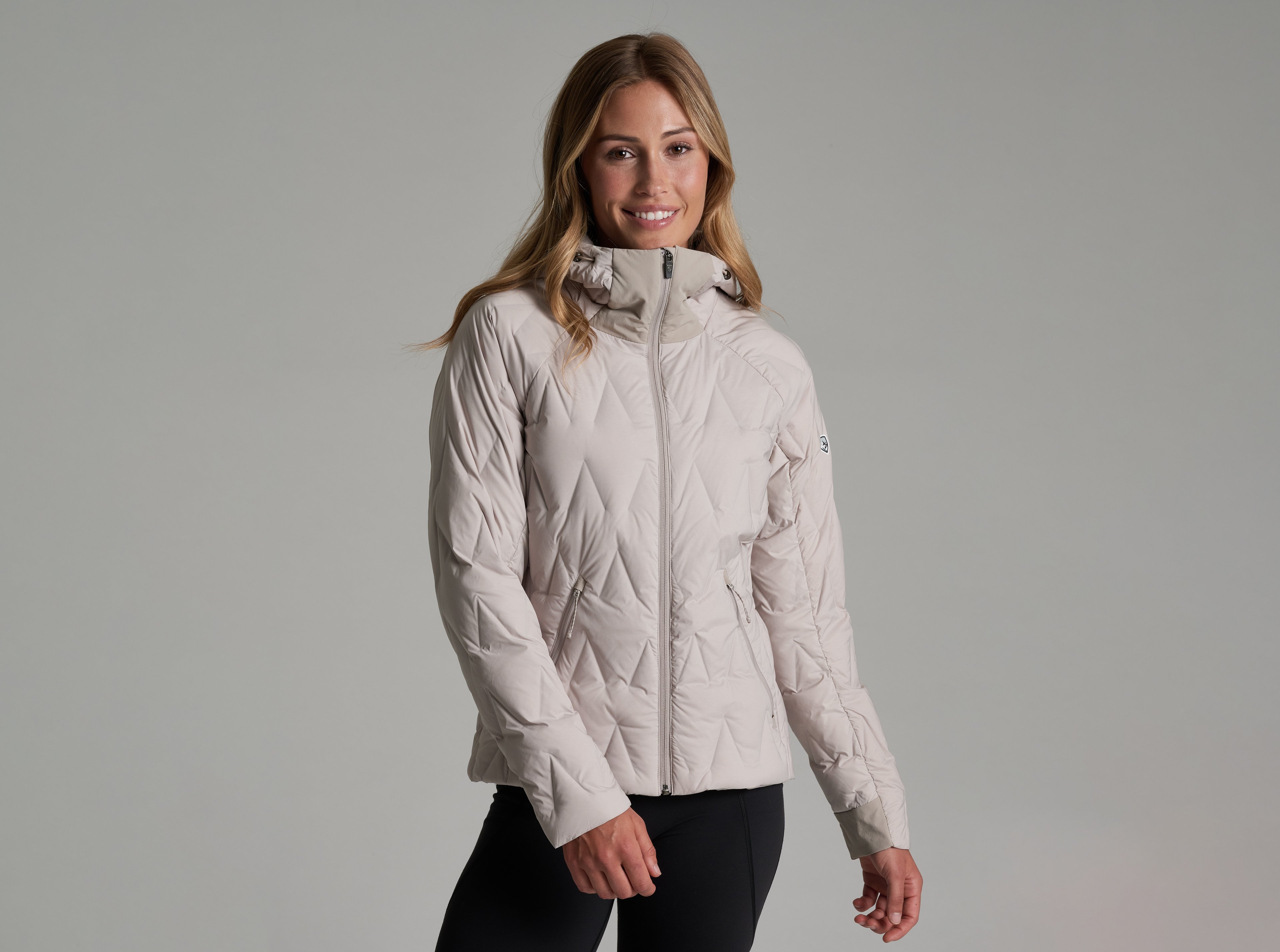 KUHL W's Firestorm Down Hoody MOON LIGHT Front