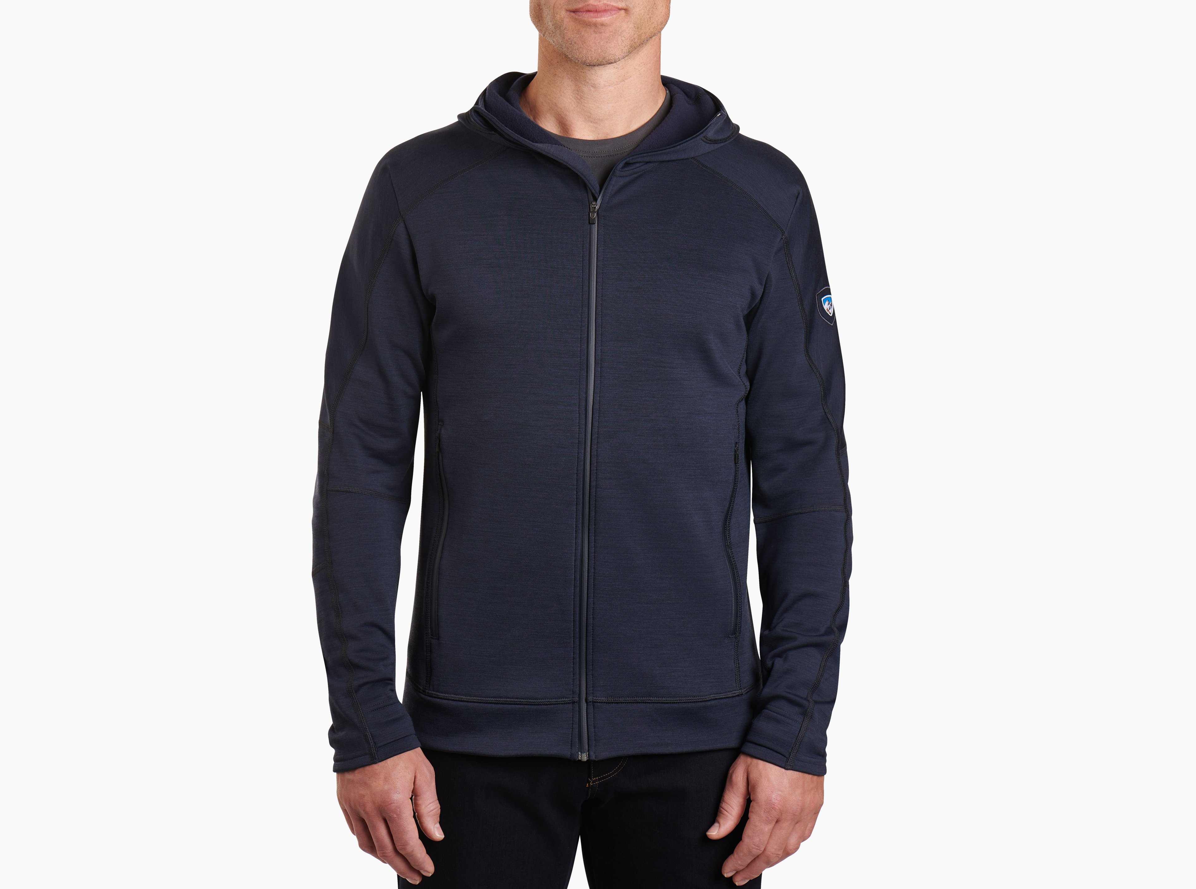 KUHL M's Dynawool Skuba Hoody PIRATE BLUE Front
