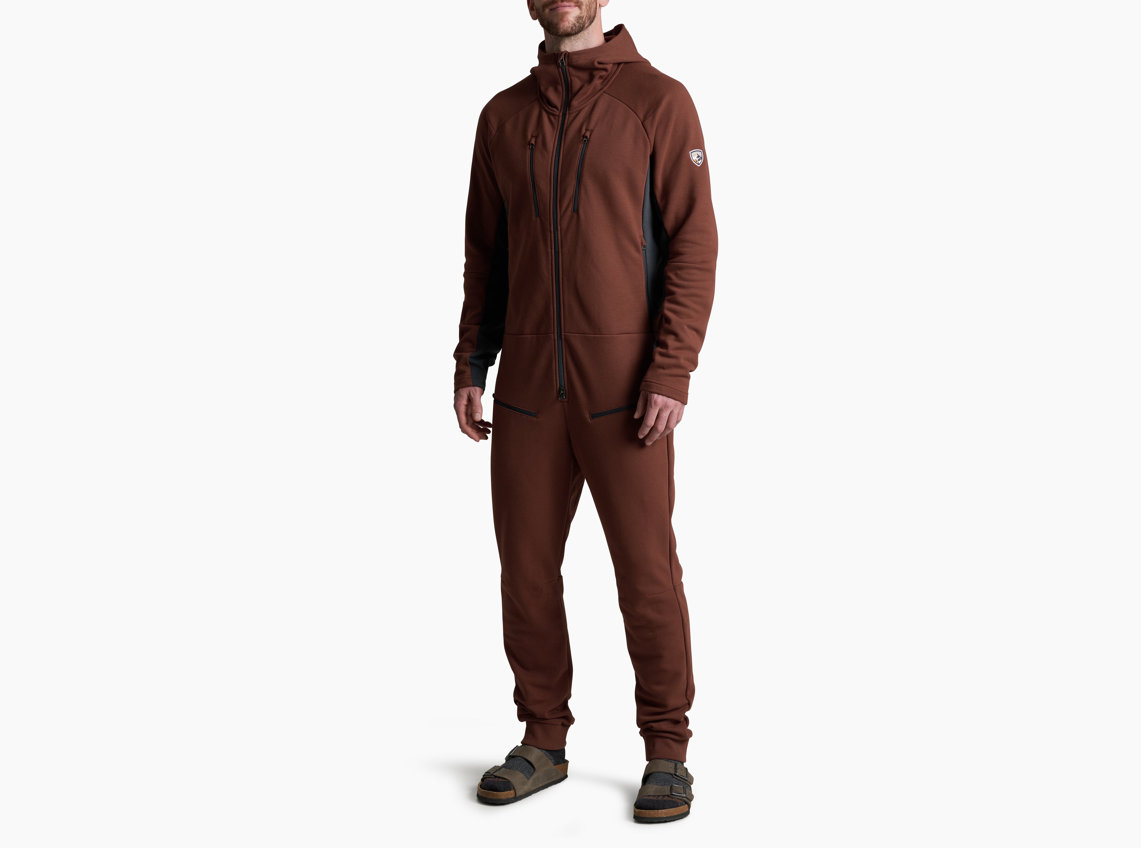 KUHL M's The Flight Suit RUSTIC BRICK/ONYX Front